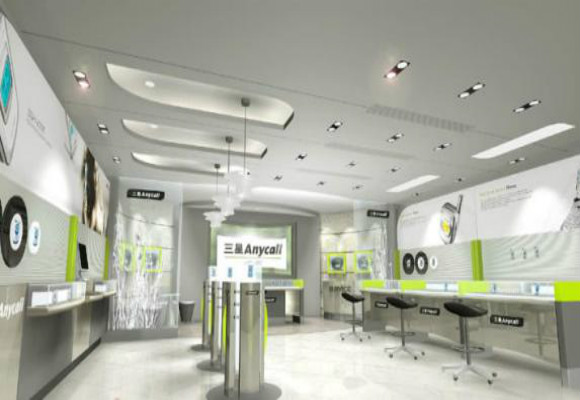 手機展覽展臺設計